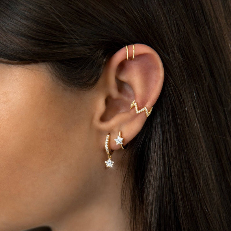 Boucles d’oreilles créoles Delta