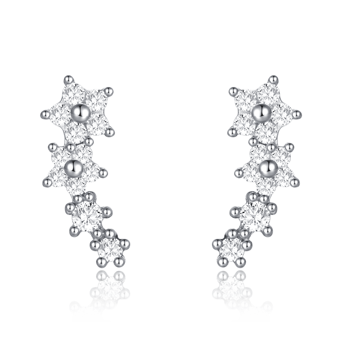 Pendientes Flores Blancas - LePetiteMarie