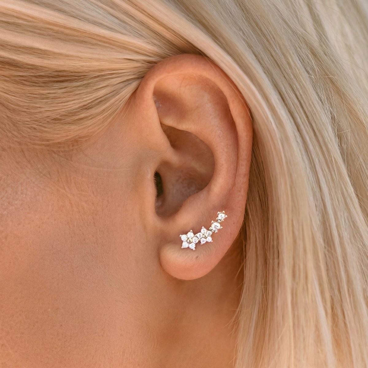 Pendientes Flores Blancas - LePetiteMarie
