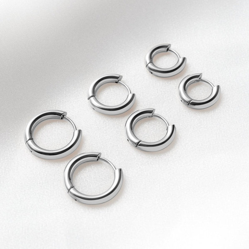 Boucles d’oreilles Glorietas en acier