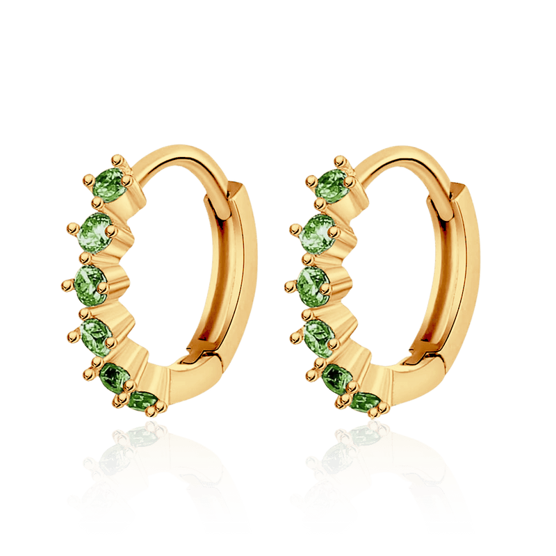 Boucles d’oreilles Greenish Pink