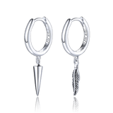 Boucles d’oreilles homme BRAVE Erratic