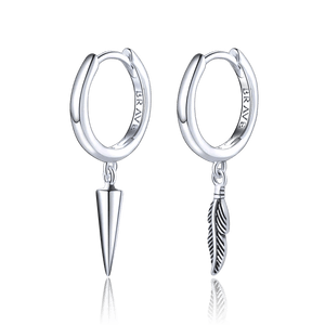 Boucles d’oreilles homme BRAVE Erratic