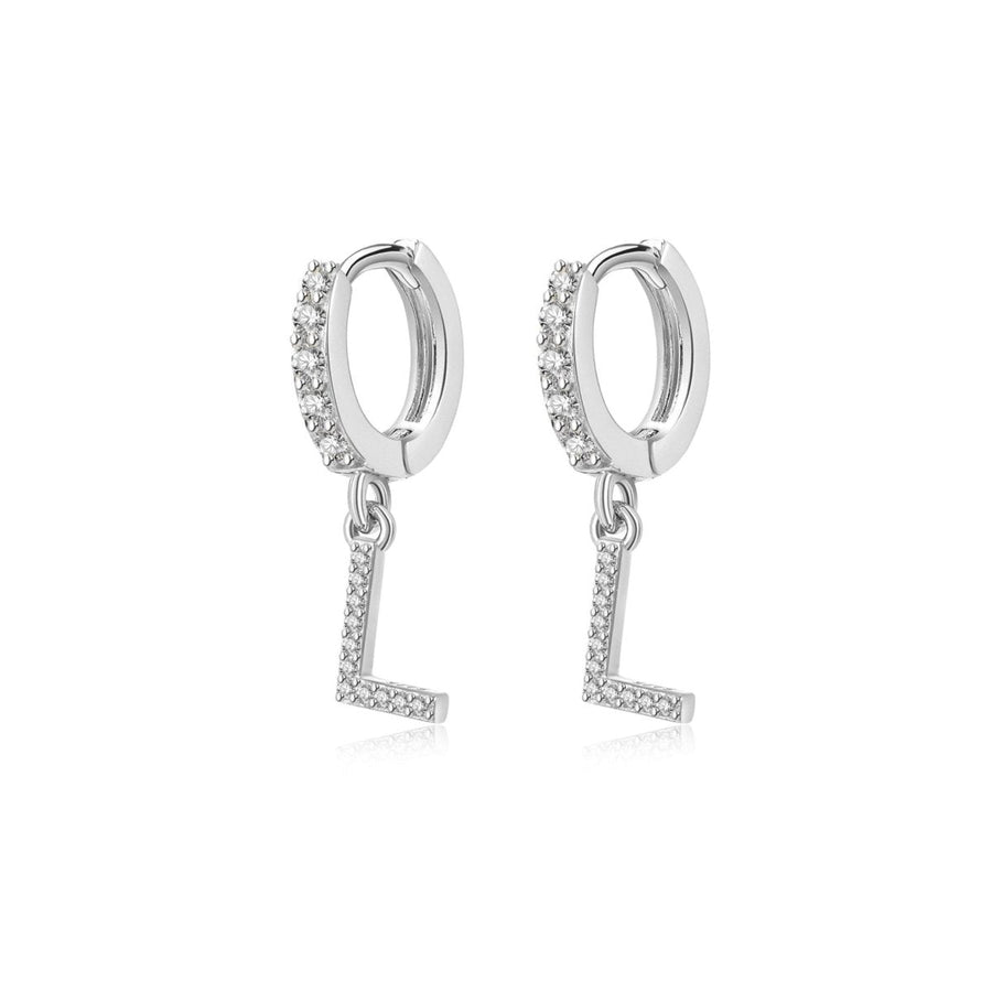 Pendientes Inicial Hoops - LePetiteMarie