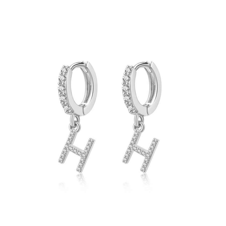 Pendientes Inicial Hoops - LePetiteMarie