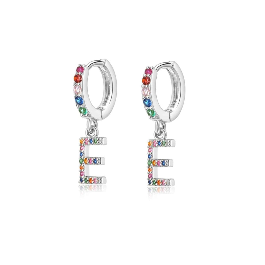 Initialen-Rainbow-Creolen