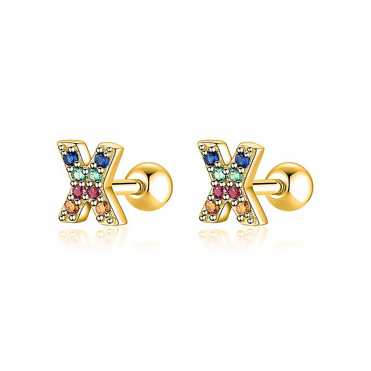 Pendientes Letritas Color - LePetiteMarie