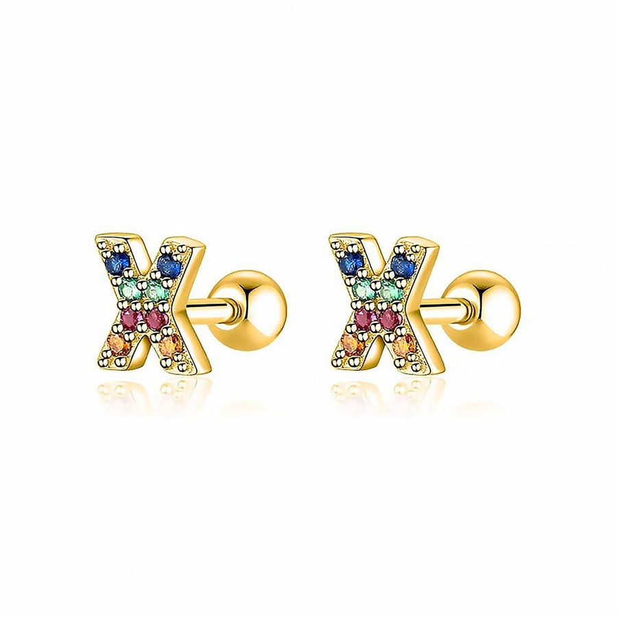 Pendientes Letritas Color - LePetiteMarie