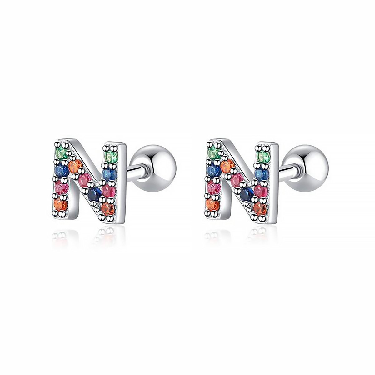Pendientes Letritas Color - LePetiteMarie