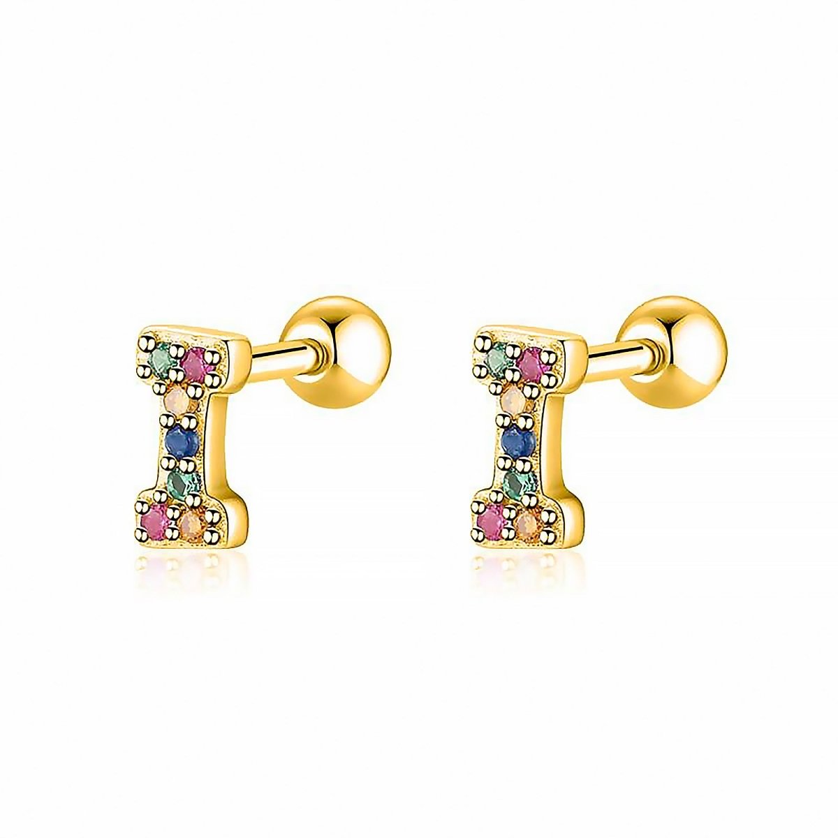 Pendientes Letritas Color - LePetiteMarie