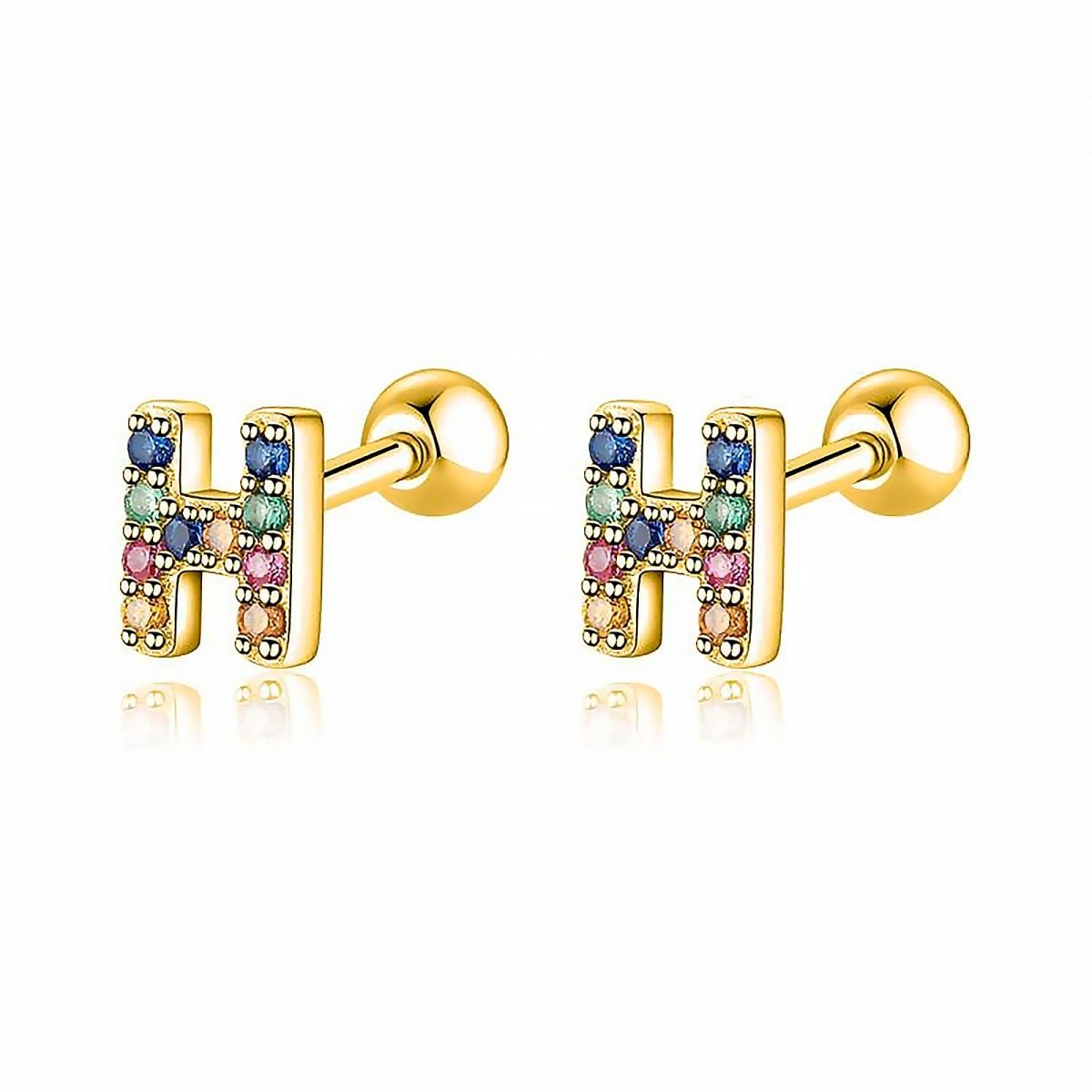 Pendientes Letritas Color - LePetiteMarie