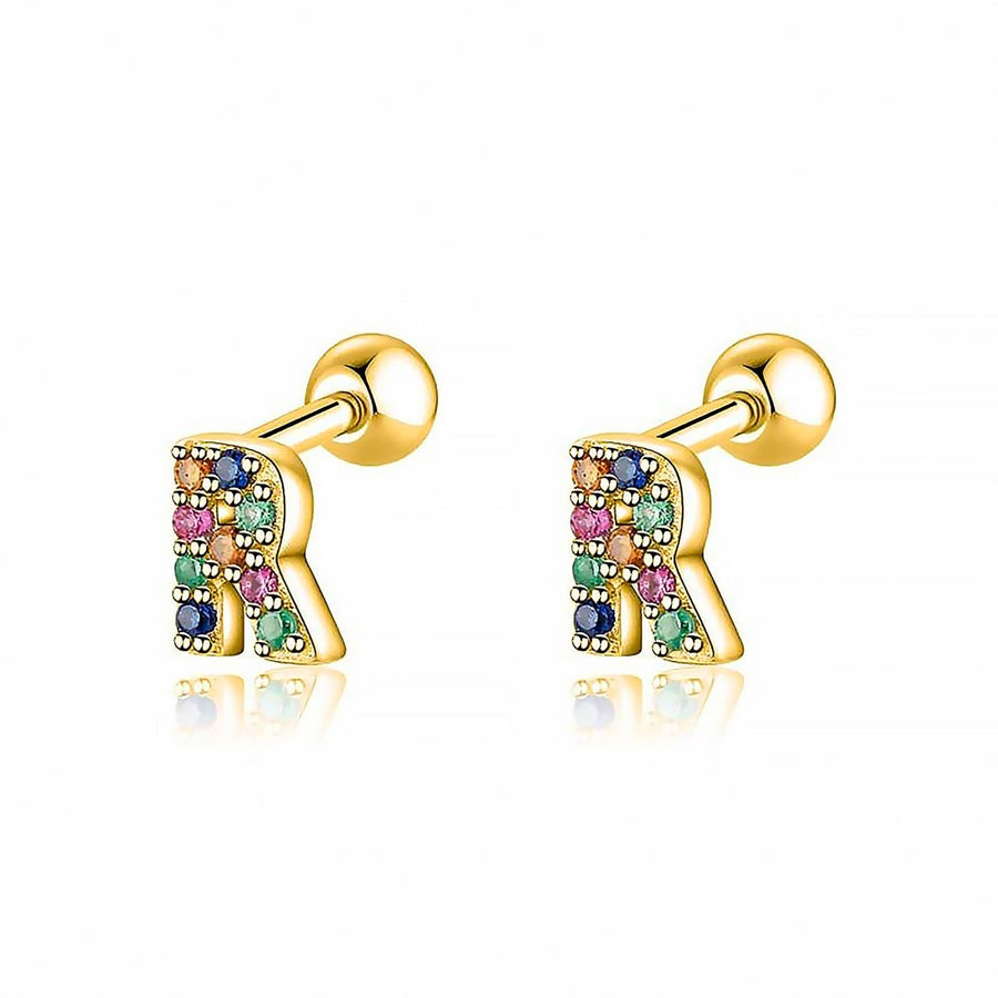 Pendientes Letritas Color - LePetiteMarie