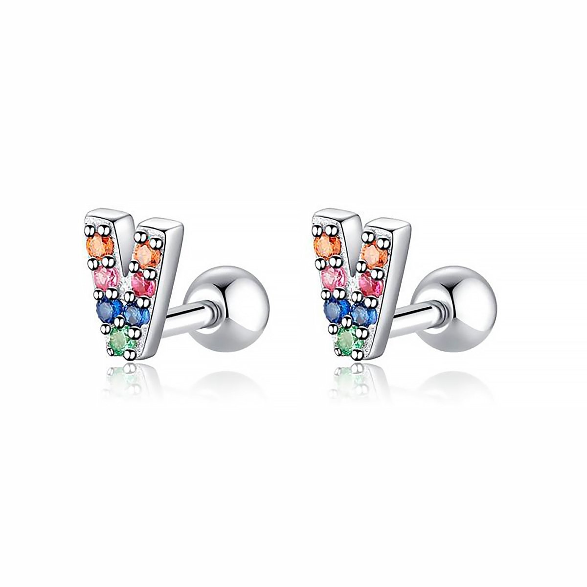 Pendientes Letritas Color - LePetiteMarie