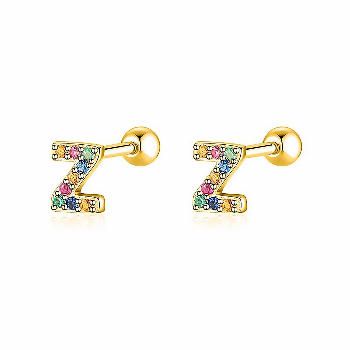 Pendientes Letritas Color - LePetiteMarie