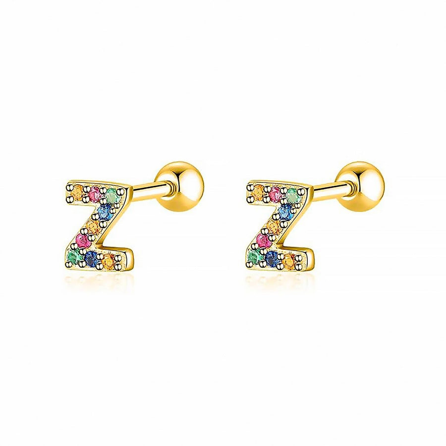 Pendientes Letritas Color - LePetiteMarie