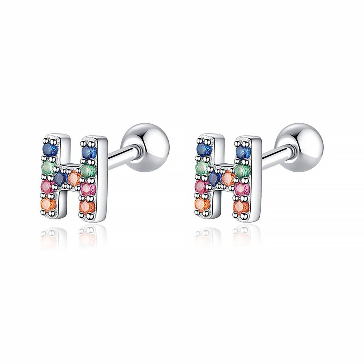 Pendientes Letritas Color - LePetiteMarie