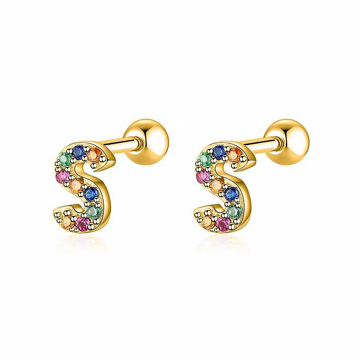 Pendientes Letritas Color - LePetiteMarie
