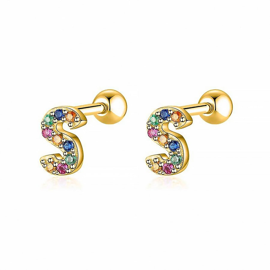 Pendientes Letritas Color - LePetiteMarie