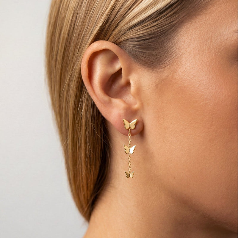 Boucles d’oreilles Papillon Renouveau