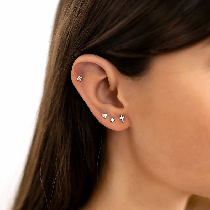 Boucles d'oreilles Mini Cœur