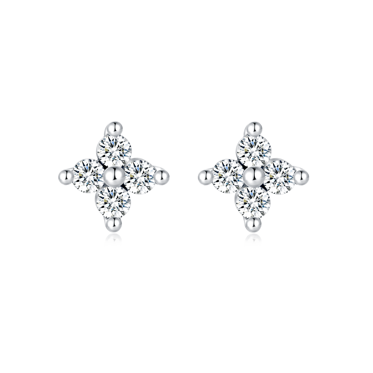 Pendientes Mini Flor Cristal - LePetiteMarie