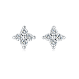 Boucles d'oreilles Mini Fleur Cristal