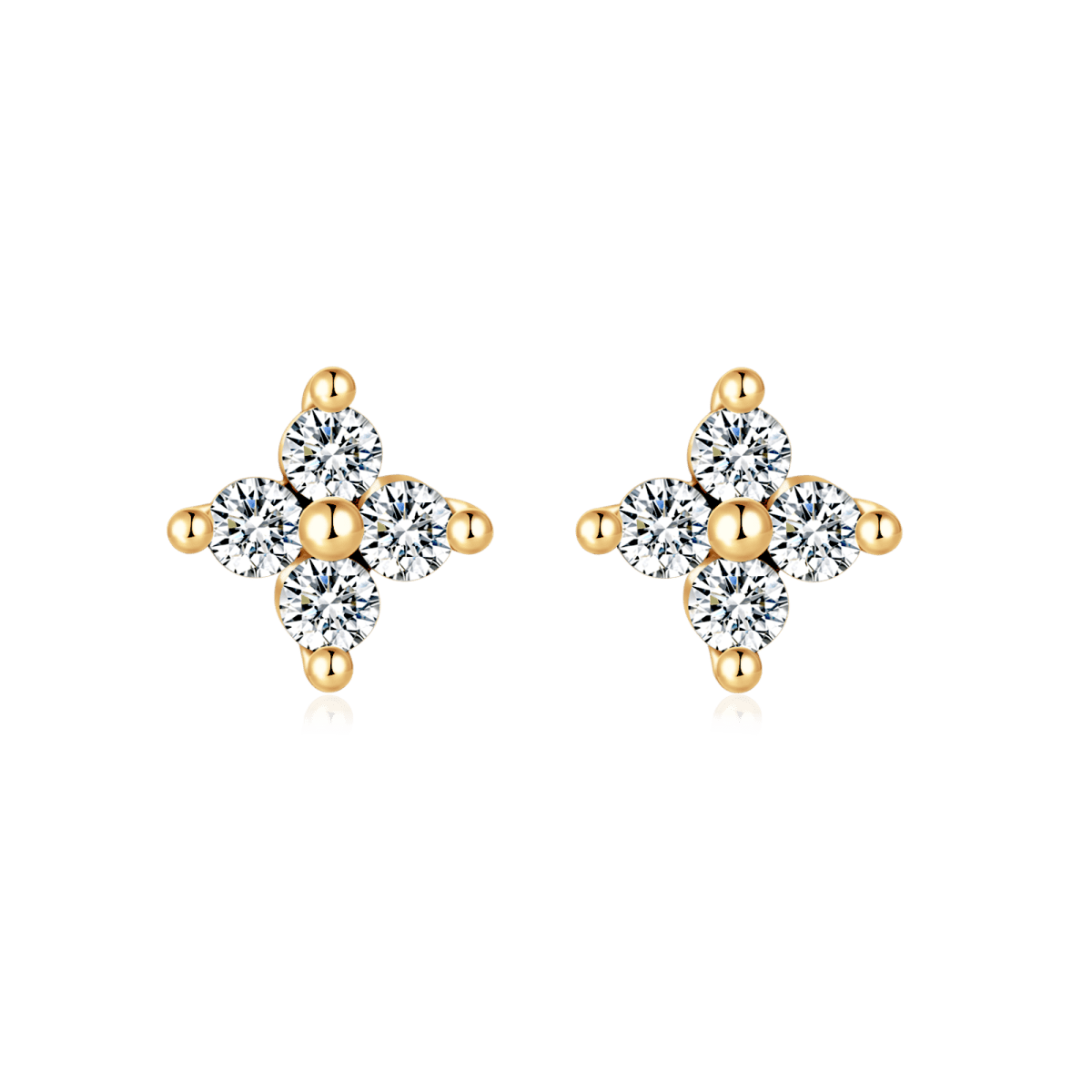 Pendientes Mini Flor Cristal - LePetiteMarie