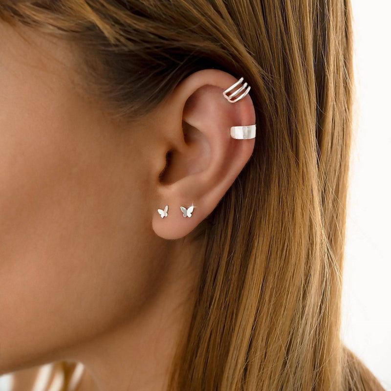 Boucles d'oreilles mini papillons