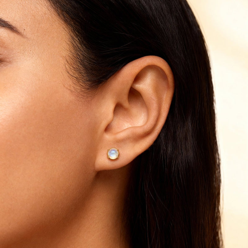Boucles d’oreilles Orbes bleus