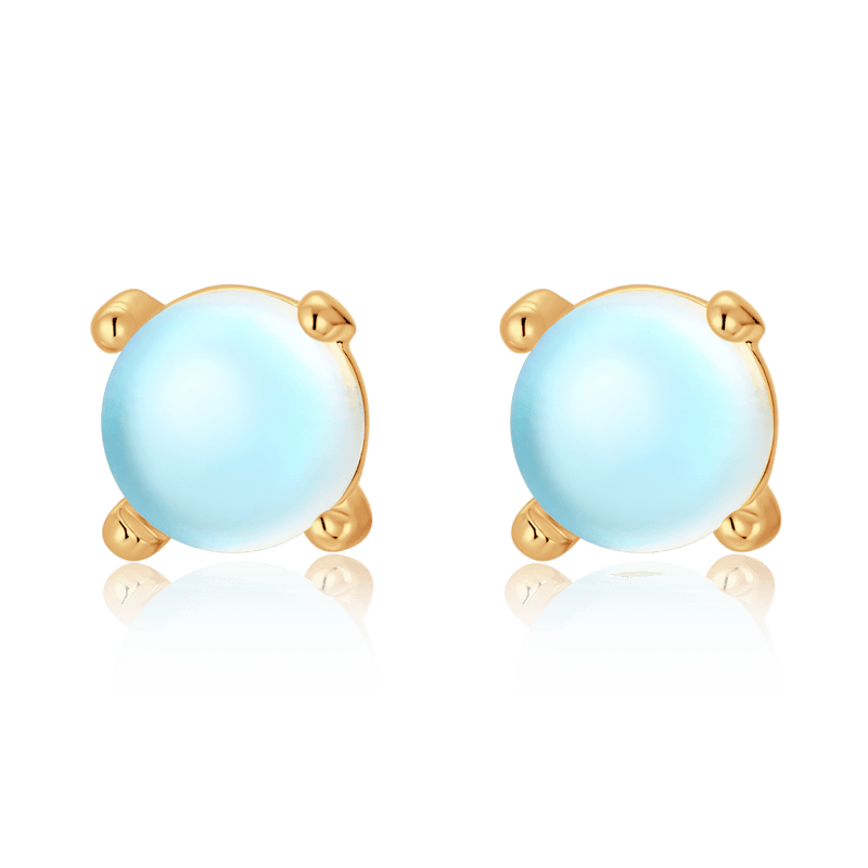 Boucles d’oreilles Orbes bleus