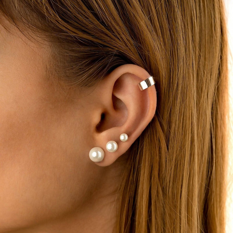Boucles d’oreilles perle Coraza