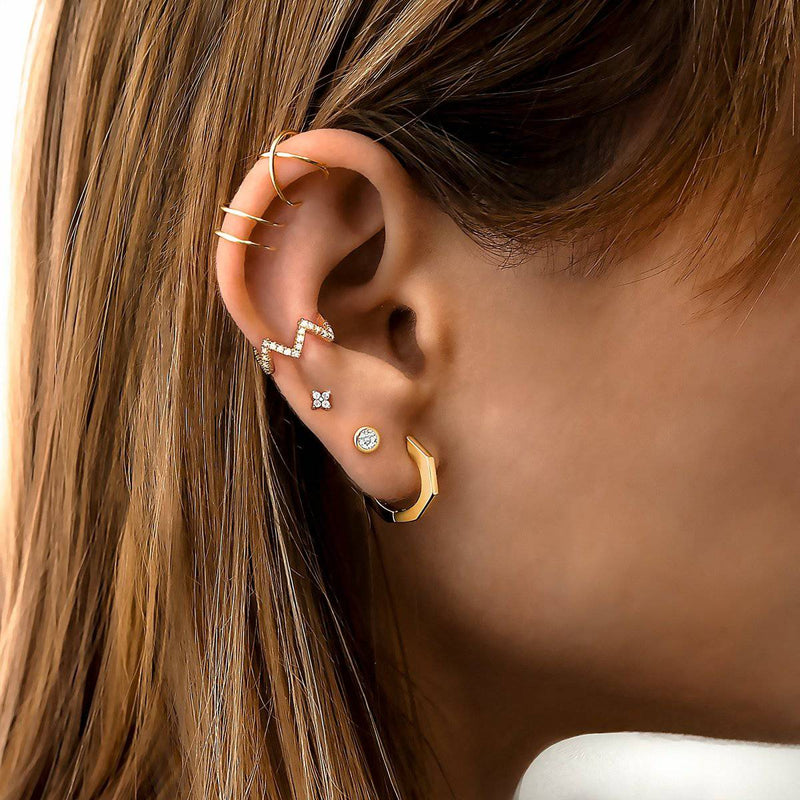 Boucles d'oreilles Pin
