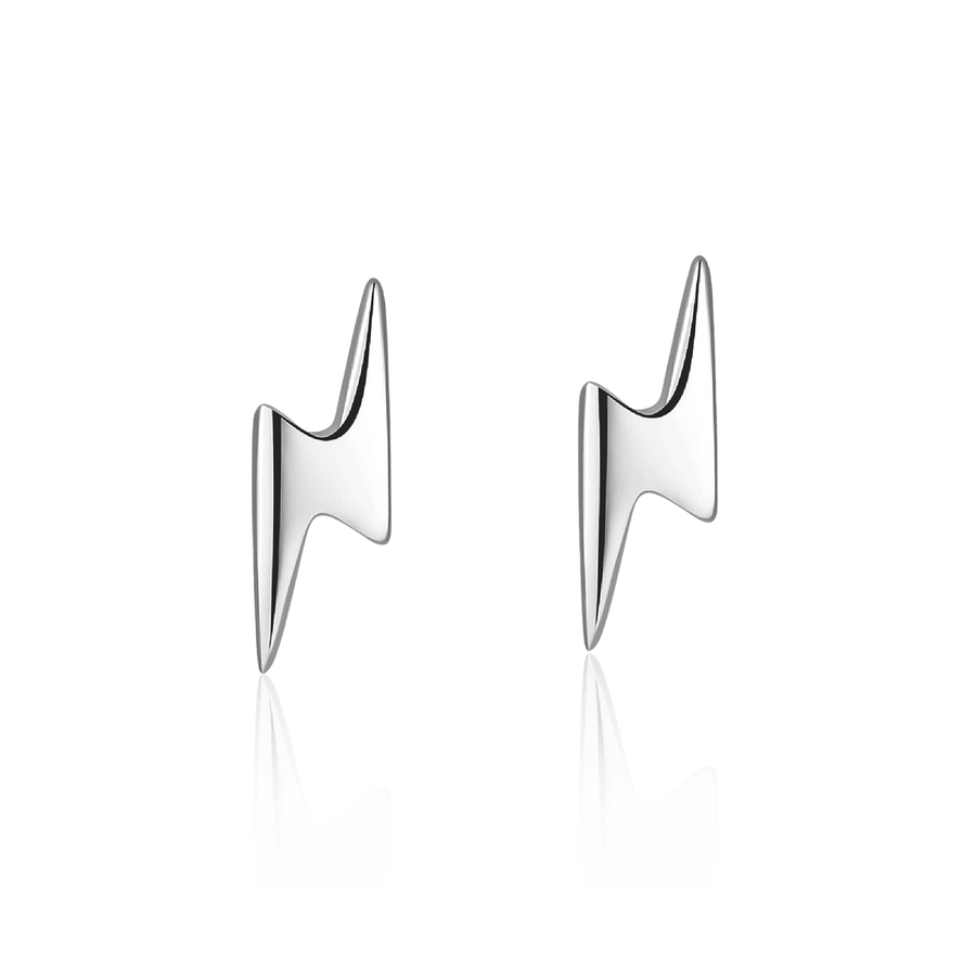Boucles d'oreilles Éclair éclatant · Argent