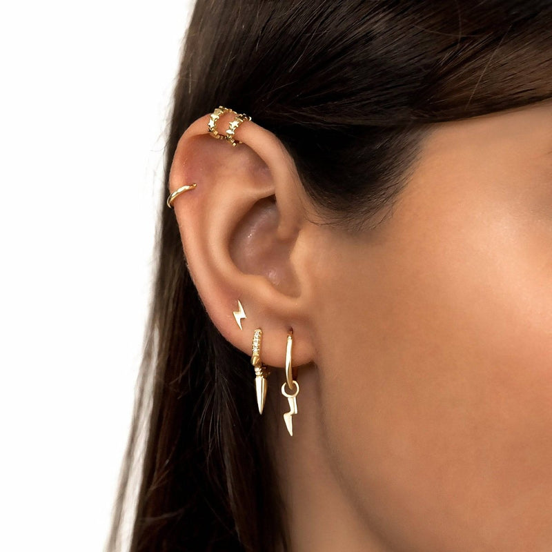 Boucles d’oreilles Éclair Rafale