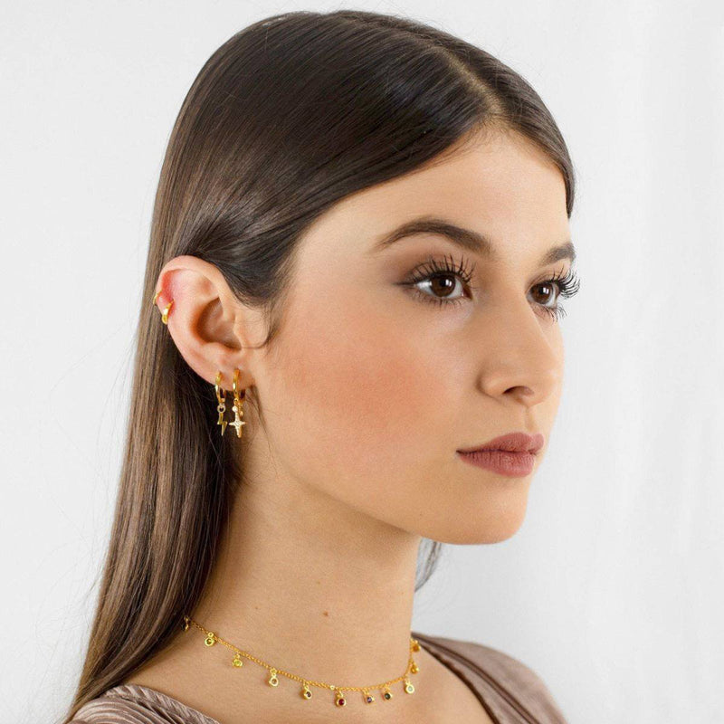 Boucles d'oreilles Rayons