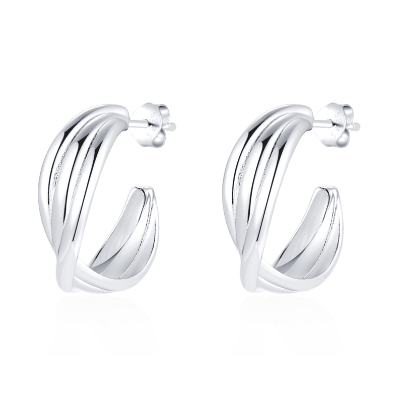 Boucles d’oreilles Demi-créoles Lazio