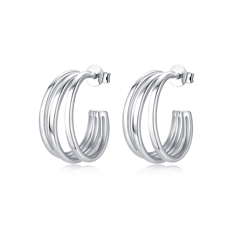 Boucles d’oreilles semi-créoles Sahara