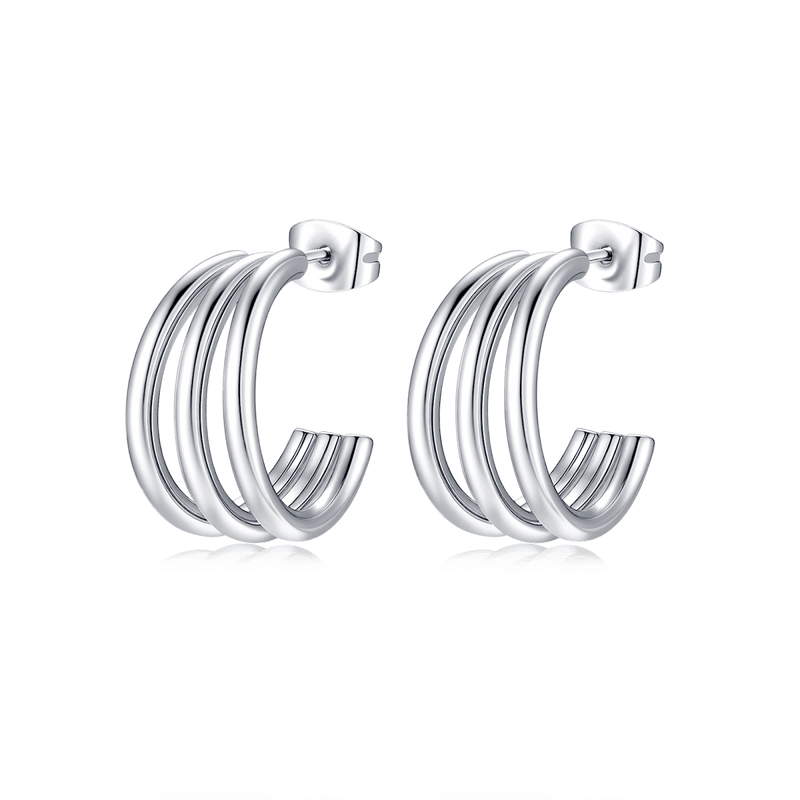 Boucles d’oreilles semi-créoles Trinidad