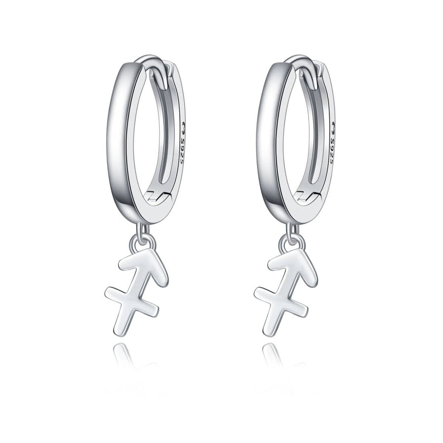Boucles d’oreilles Signes · Argent / Sagittaire