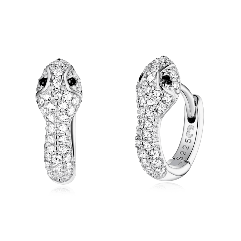 Boucles d’oreilles Silver Snake