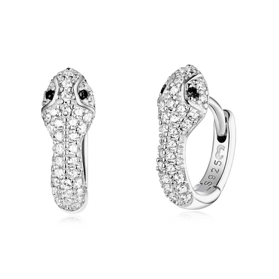 Boucles d’oreilles Silver Snake · Argent