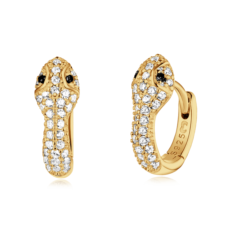Boucles d’oreilles Silver Snake