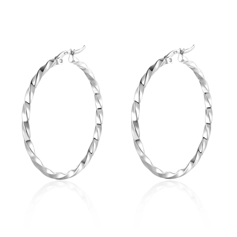 Boucles d’oreilles torsion