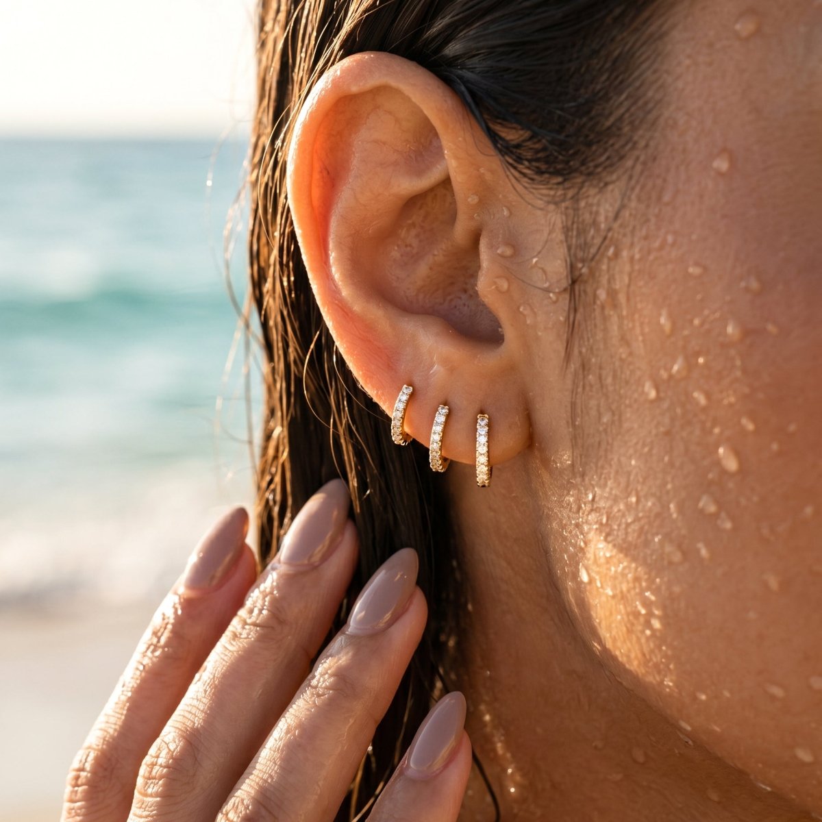 Pendientes Triple Aros - LePetiteMarie