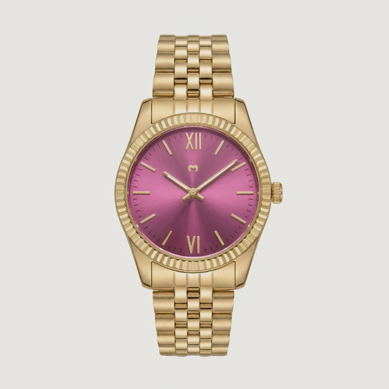 Century Watch ~ Gold-Garnet