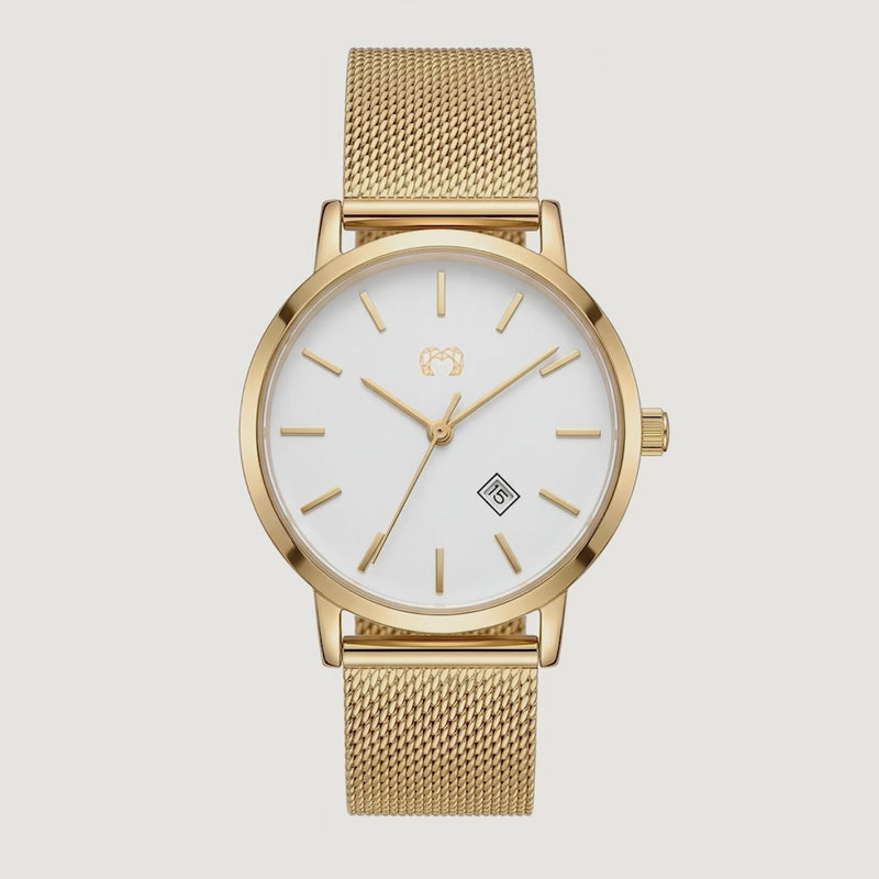 Lumea Uhr ~ Goldweiß