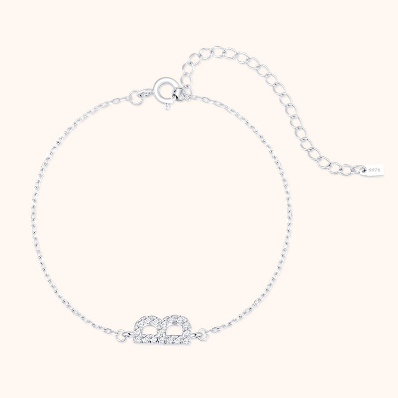 Bracciale Alpha Letters Brillo