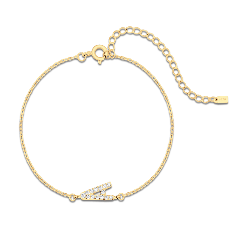 Bracelet Lettres Alpha brillantes