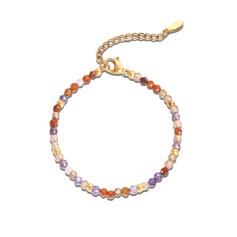 Bracelet à perles colorées