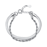 Bracciale con catena mista